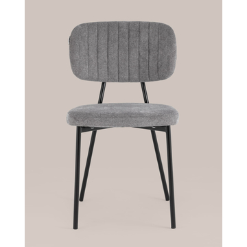 Стул Ханна велюр серый