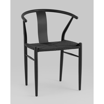 Стул обеденный Wishbone Style черный