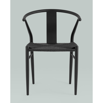 Стул обеденный Wishbone Style черный