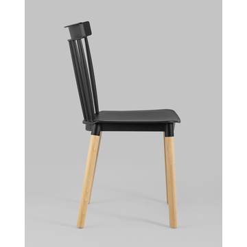 Стул Field пластик черный 4 шт.