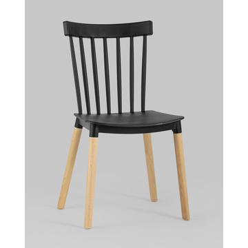 Стул Field пластик черный 4 шт.