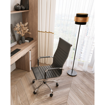 Кресло руководителя TopChairs City черное