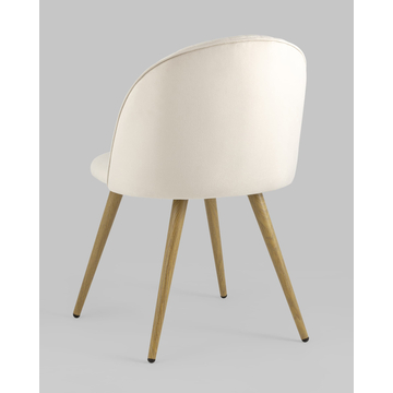 Стул Лион Страйпс велюр кремовый 4 шт