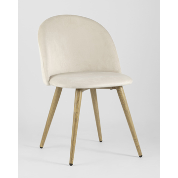 Стул Лион велюр кремовый 4 шт