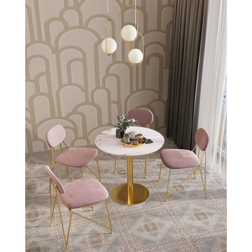 Стул Элис розовый