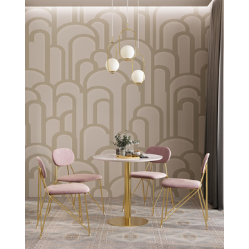 Стул Элис розовый