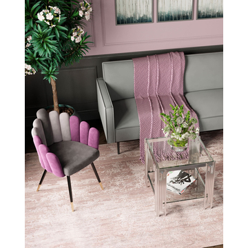 Кресло Камелия серый