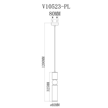 Светильник подвесной Moderli V10523-PL Salem