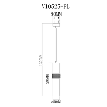 Светильник подвесной Moderli V10525-PL Salem