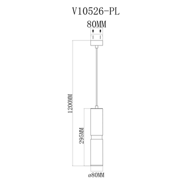 Светильник подвесной Moderli V10526-PL Salem