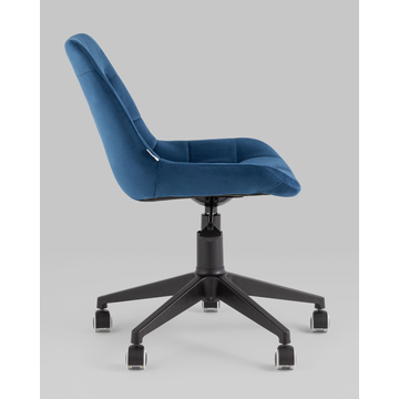 Кресло компьютерное Флекс велюр синий