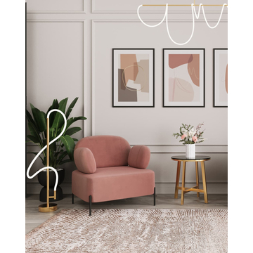 Журнальный стол 50*50 АЛЬБА золото стекло черное