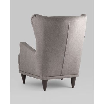 Кресло Скотт рогожка серый