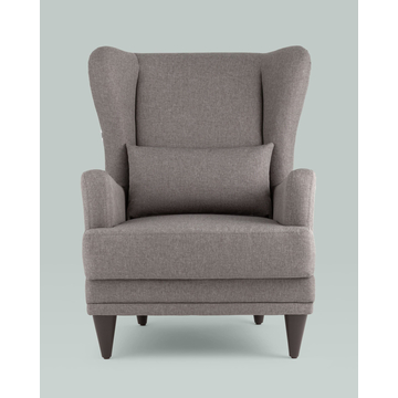 Кресло Скотт рогожка серый