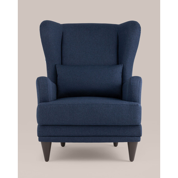 Кресло Скотт рогожка синий