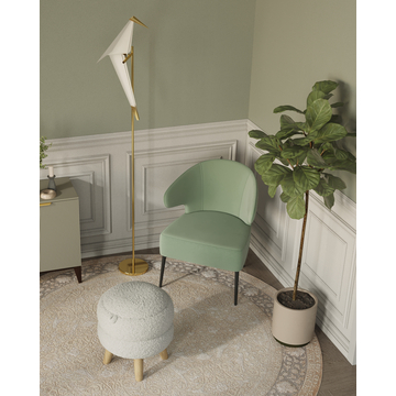 Светодиодный торшер с птичкой Moderli V3074-1FL origami Birds 1*LED*6W