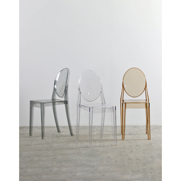 Стул Victoria Ghost NEW прозрачный пластик