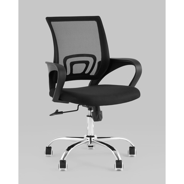 Кресло офисное TopChairs Simple New черный спинка сетка