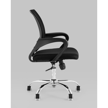 Кресло офисное TopChairs Simple New черный спинка сетка