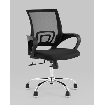 Кресло офисное TopChairs Simple New черный, набор 2 шт спинка сетка