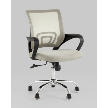 Кресло офисное TopChairs Simple New серый спинка сетка