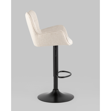 Барное кресло Гранд серо-бежевый с подлокотниками