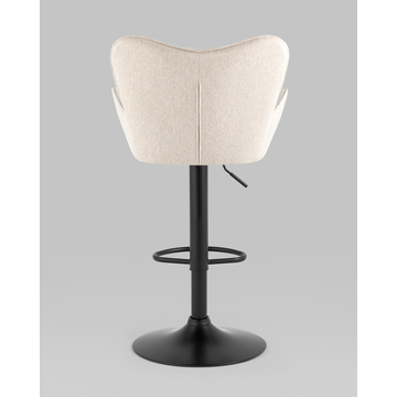 Барное кресло Гранд серо-бежевый с подлокотниками