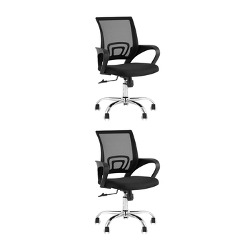 Кресло офисное TopChairs Simple New серый 2 шт