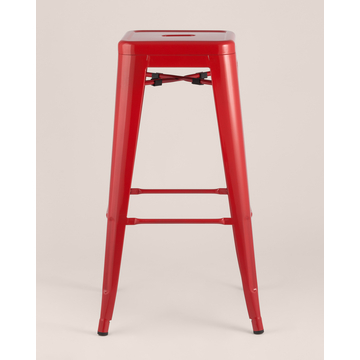 Табурет барный TOLIX красный глянцевый 2 шт