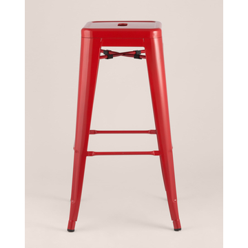 Табурет барный TOLIX красный глянцевый 4 шт