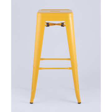 Табурет барный TOLIX желтый глянцевый 2 шт