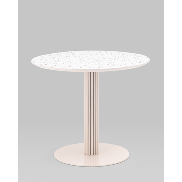 Стол обеденный Stem D90 терраццо