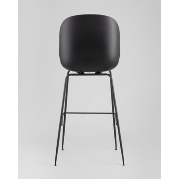 Стул барный Beetle PU со спинкой серый 2 шт