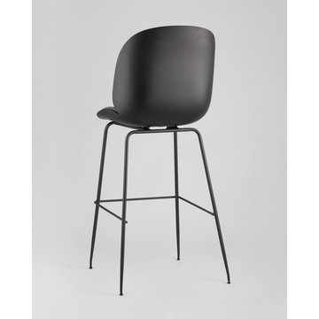 Стул барный Beetle PU со спинкой серый 2 шт
