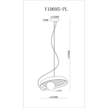 Светильник подвесной Moderli V10695-PL Cosmi
