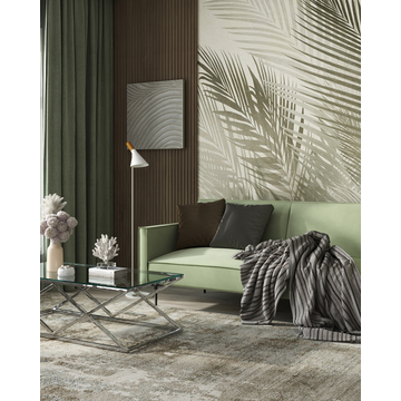 Журнальный стол 120*60 ИНСИГНИЯ серебро