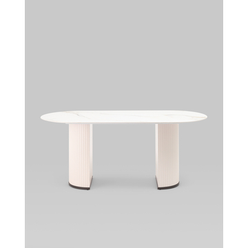 Стол обеденный овальный Opera 180х90 белый