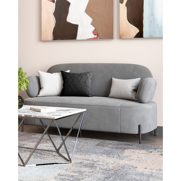 Диван Кэнди велюр серый