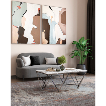 Диван Кэнди велюр серый