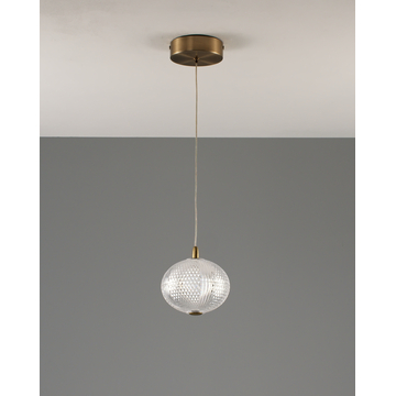 Светильник подвесной светодиодный Moderli V10707-PL Amber