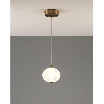 Светильник подвесной светодиодный Moderli V10707-PL Amber