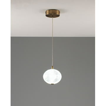 Светильник подвесной светодиодный Moderli V10707-PL Amber