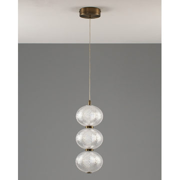 Светильник подвесной светодиодный Moderli V10708-PL Amber