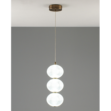 Светильник подвесной светодиодный Moderli V10708-PL Amber