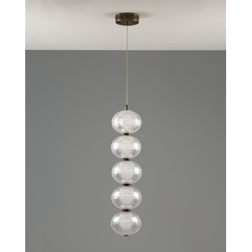 Светильник подвесной светодиодный Moderli V10709-PL Amber