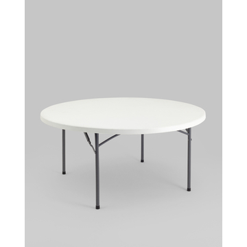 Стол круглый складной пластиковый Кейт 160