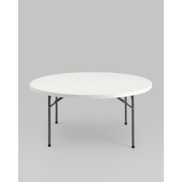 Стол круглый складной пластиковый Кейт 160