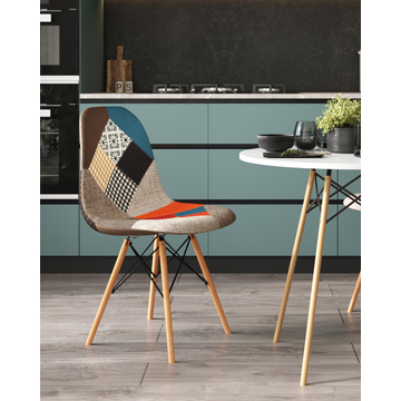 Стул DSW пэчворк