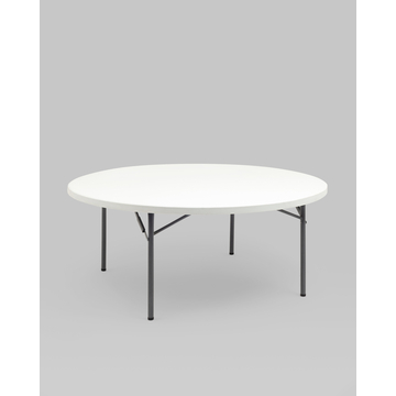 Стол круглый складной пластиковый Кейт 180