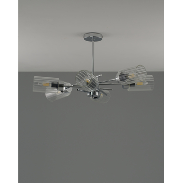 Люстра подвесная Moderli V10811-6P Frosty